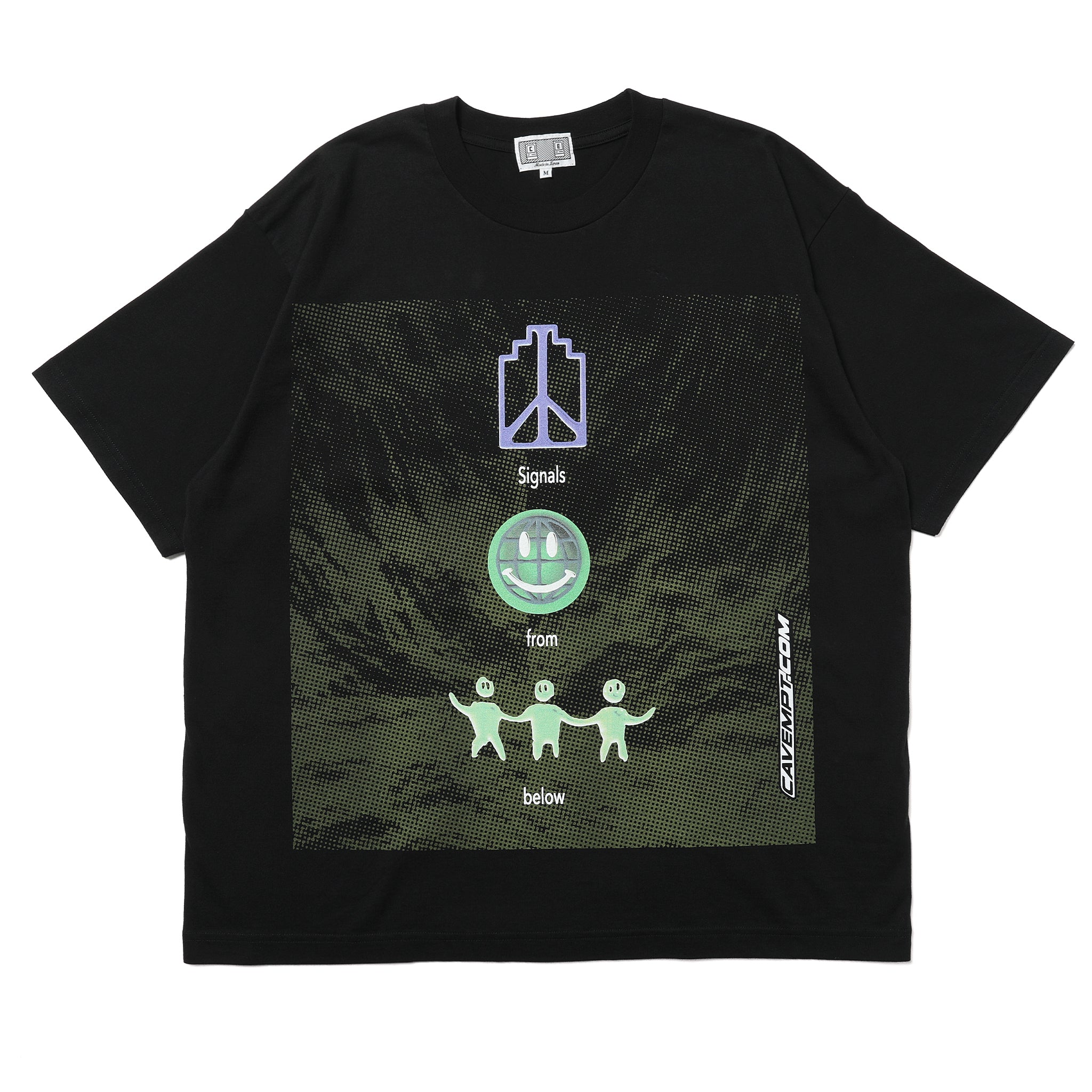 CAV EMPT 시그널스 프롬 블로우 빅 티셔츠