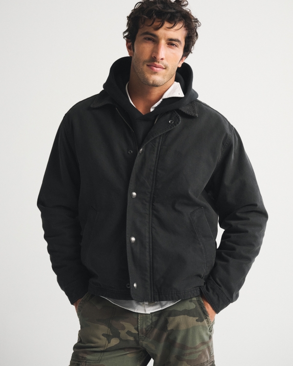 Abercrombie & Fitch 캔버스 자켓