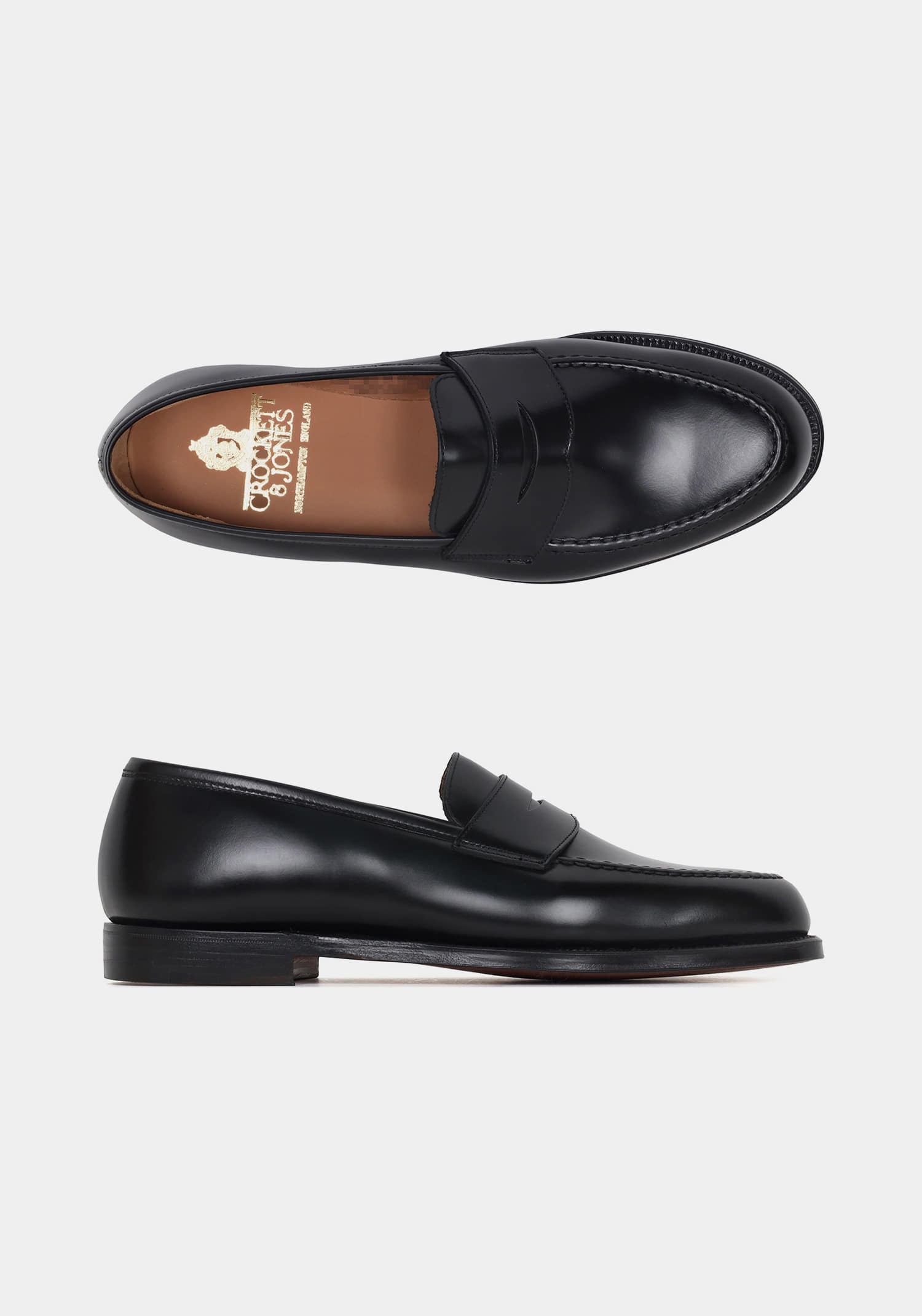 Crockett & Jones 크로켓앤존스 블랙 보스턴 페니 로퍼 BOSTON 28363A D11L1