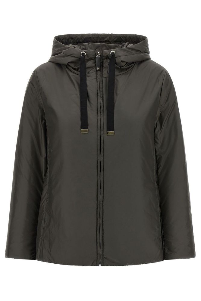 max mara the cube 그린 후드 자켓