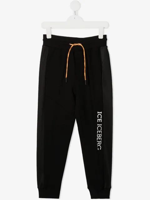 Iceberg Kids 로고 프린트 트랙팬츠