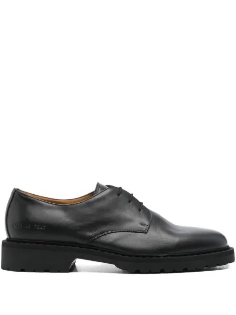 COMMON PROJECTS 가죽 레이스업 더비 슈즈