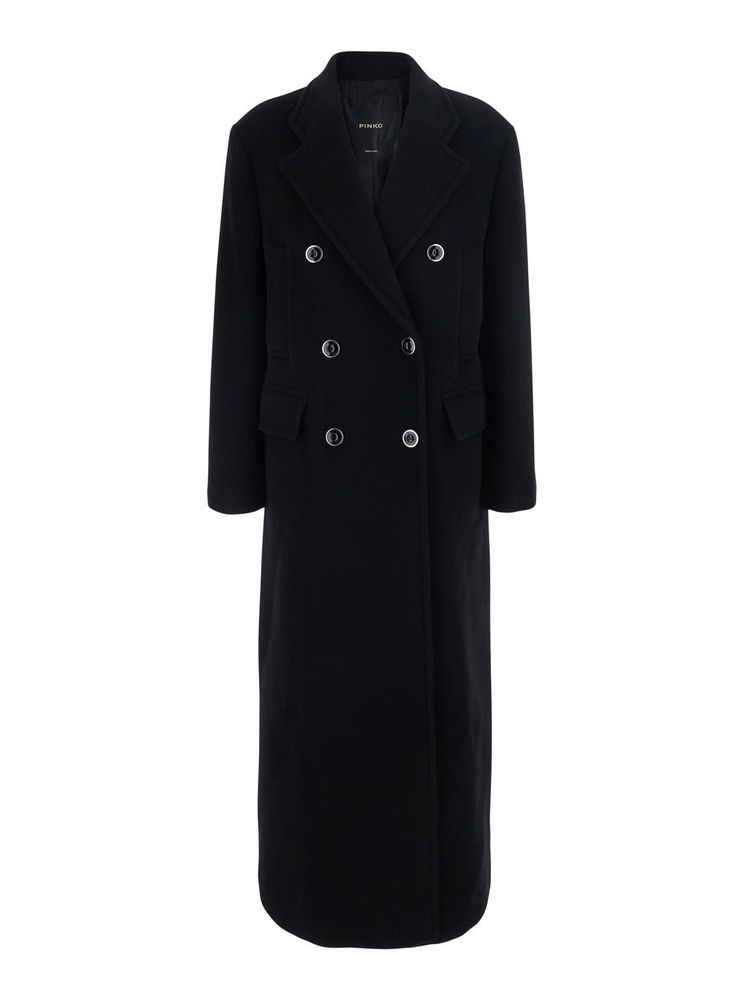 PINKO 롱 더블 브레스트 코트