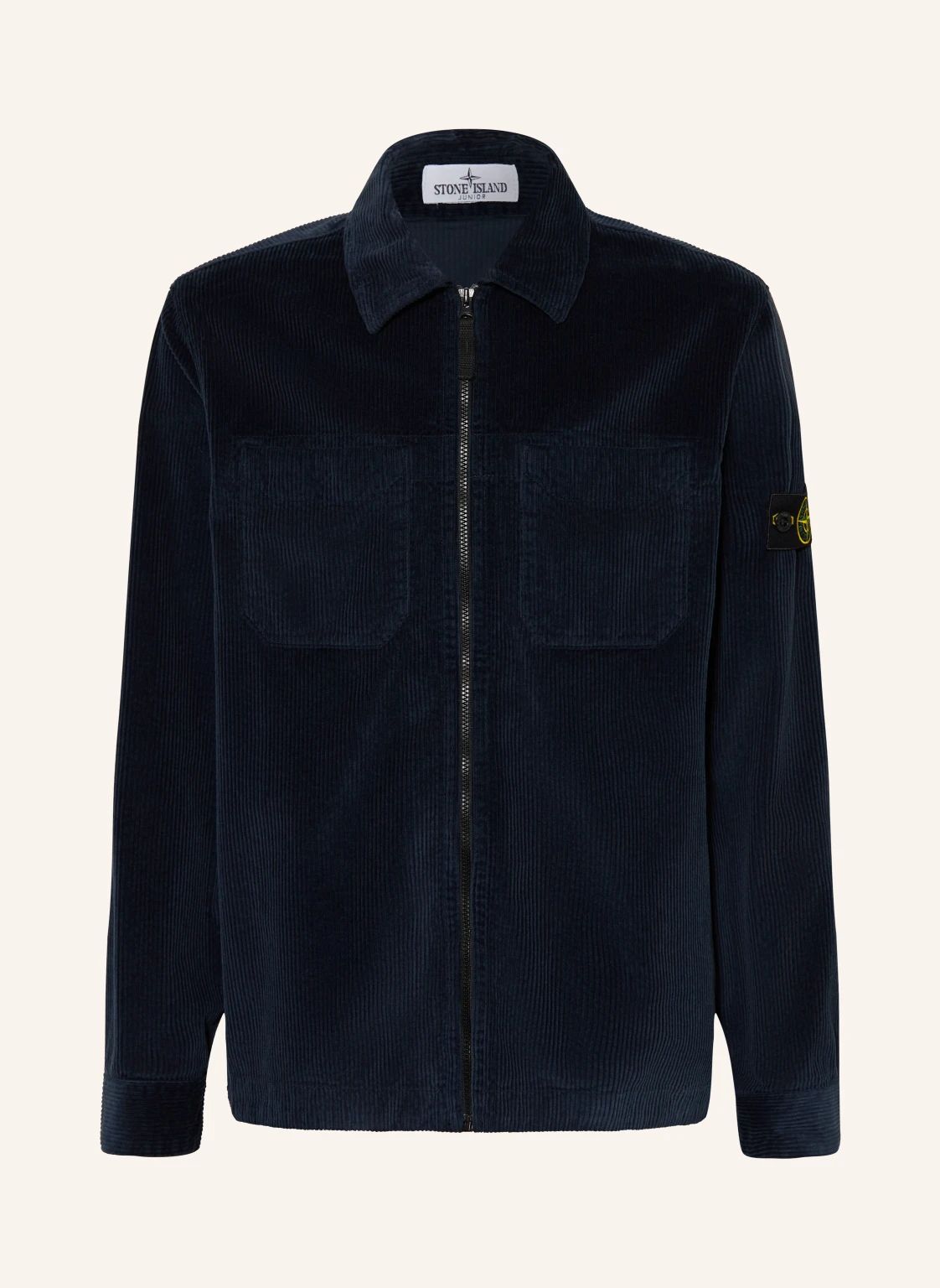 Stone Island Junior 코듀로이 오버자켓