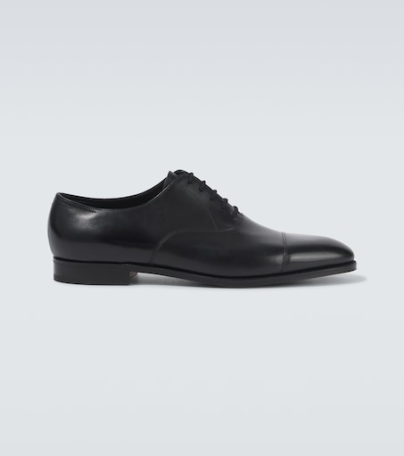 JOHN LOBB 시티 레더 더비 슈즈