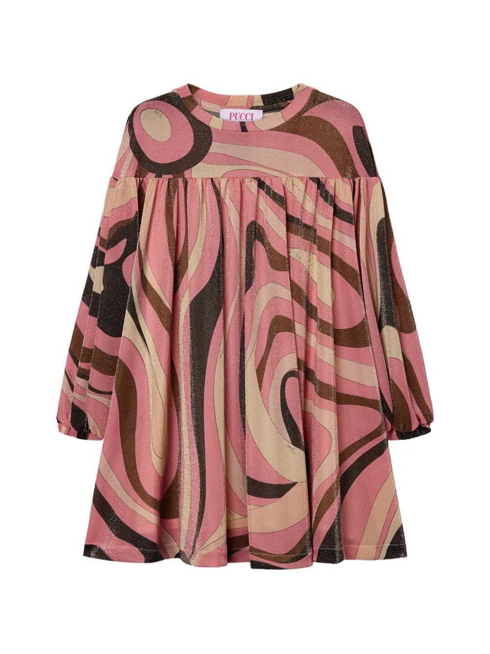PUCCI KIDS 마르모 프린트 루렉스 미니 원피스