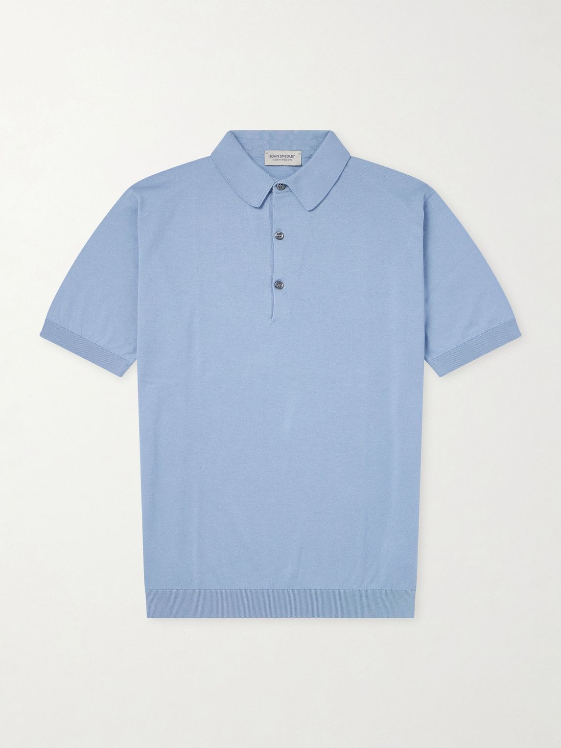 JOHN SMEDLEY 아드리안 슬림핏 시섬 코튼 폴로 셔츠