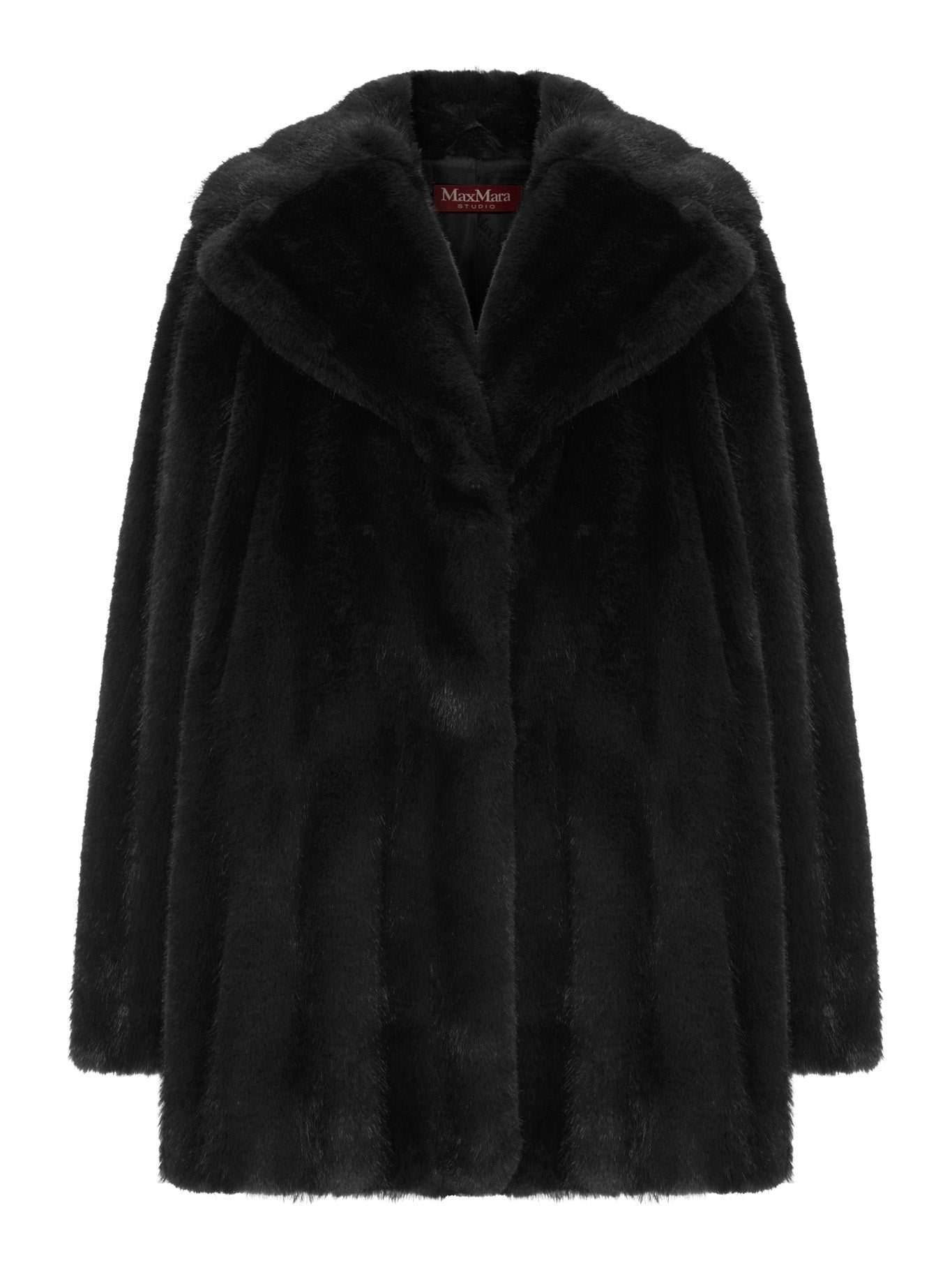MAX MARA STUDIO 리버시블 카라 에코 퍼 코트