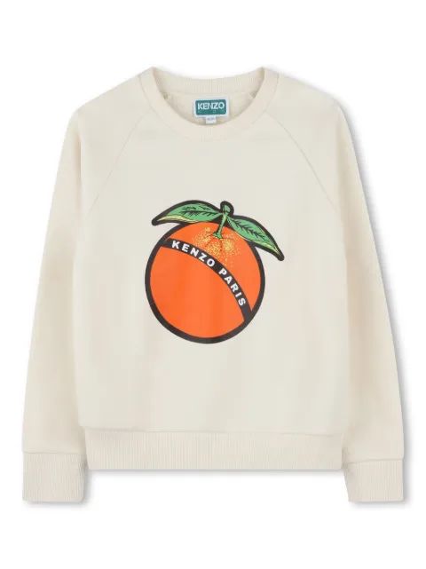 Kenzo Kids 로고 프린트 스웨트셔츠