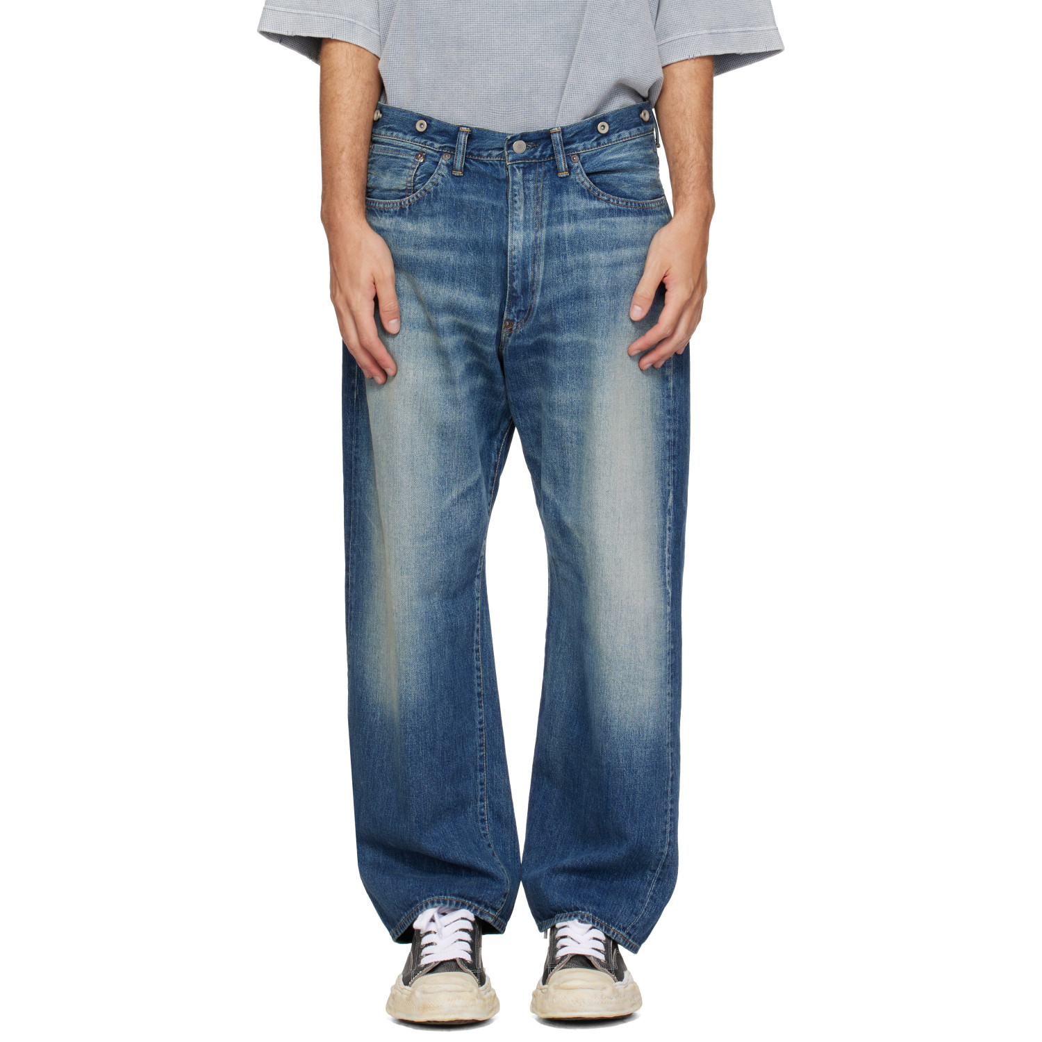 Ordinary Fits 블루 와이드 진