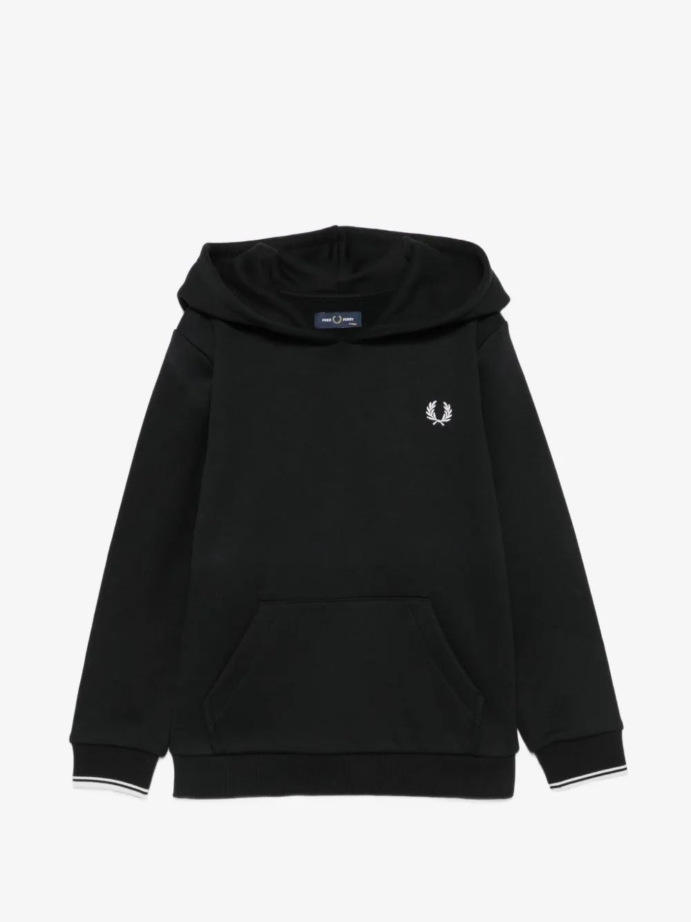 Fred Perry Kids 로렐 월리프 자수 후드티