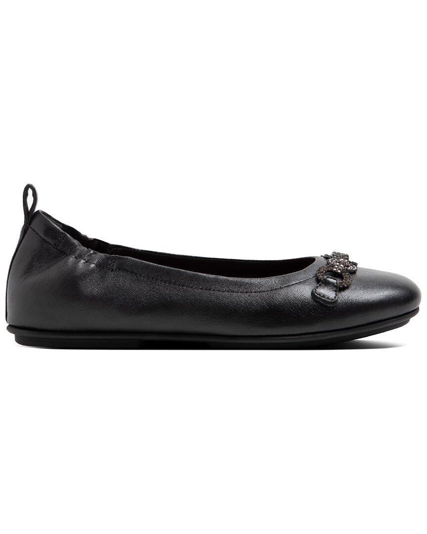FITFLOP 핏플랍 알레그로 스파클 가죽 발레리나 플랫