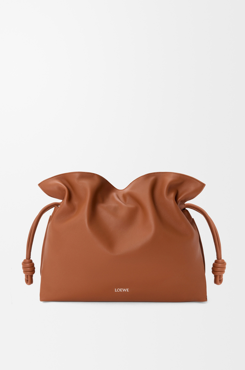 LOEWE 라지 플라멘코 클러치 나파 송아지 가죽
