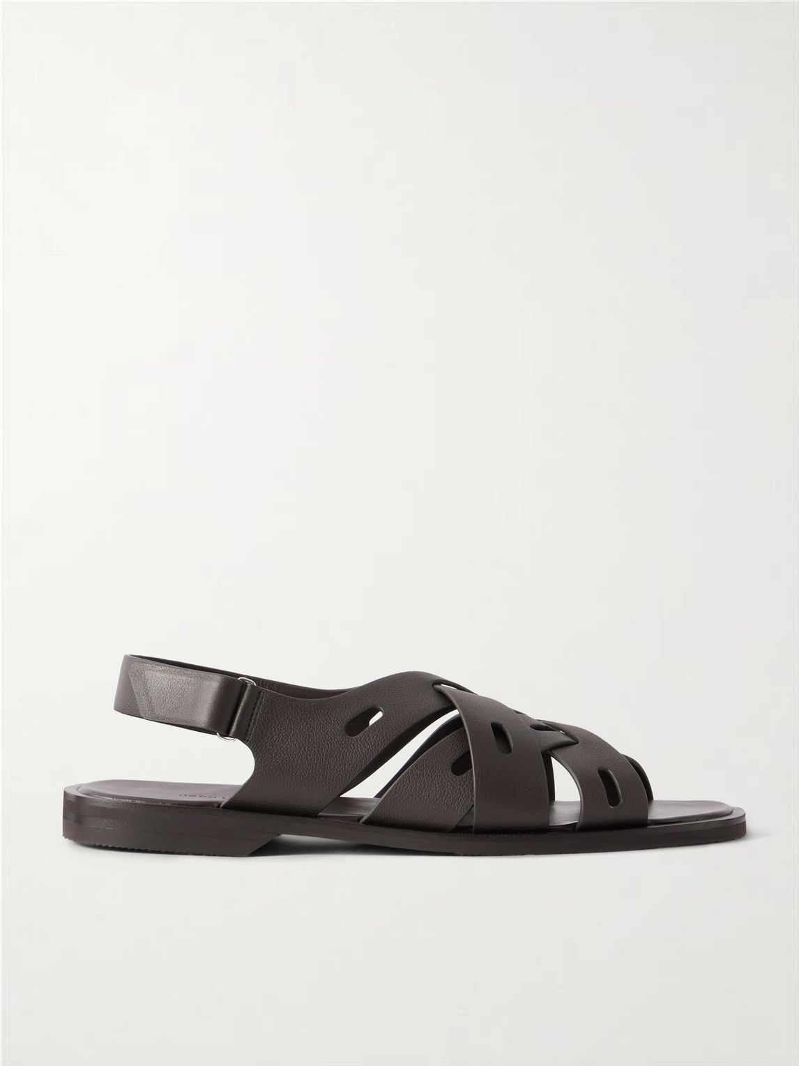 JOHN LOBB 시포드 풀 그레인 가죽 샌들