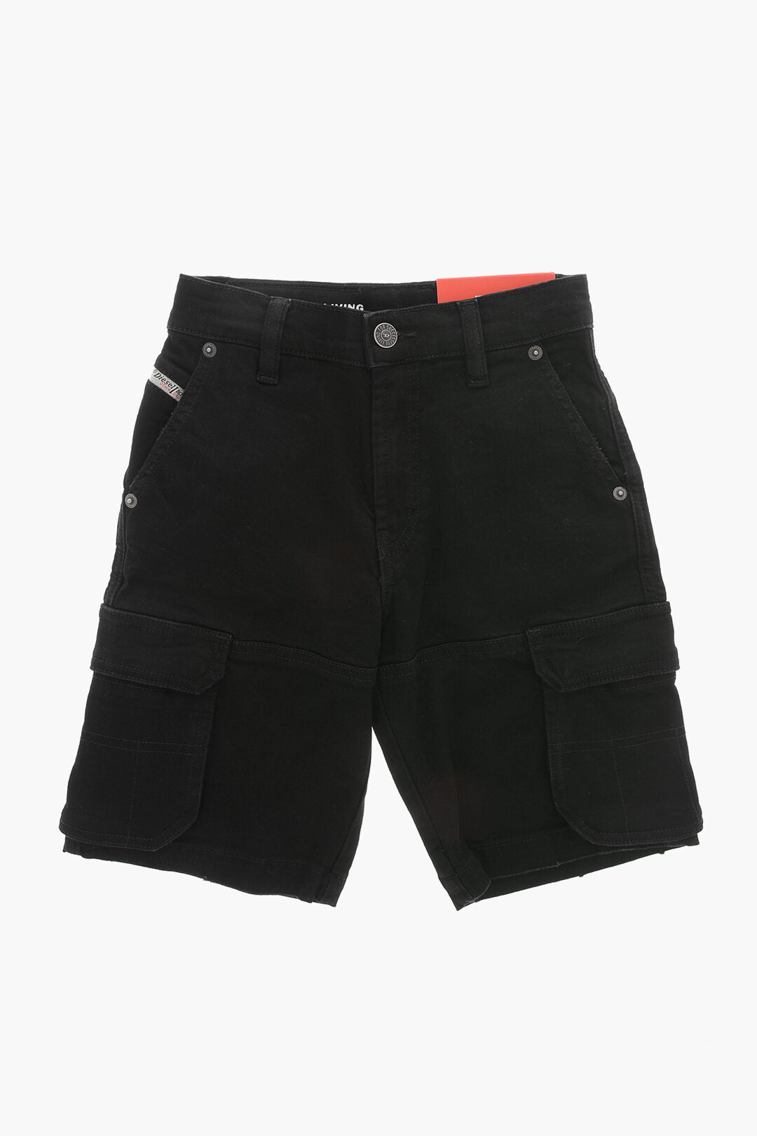 Diesel Kids 다크 워시 카고 쇼츠