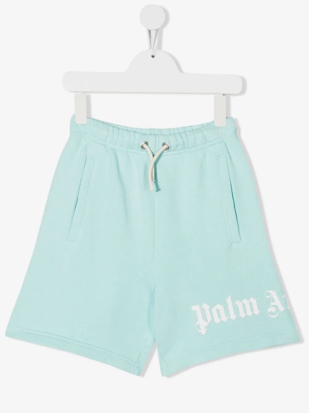 Palm Angels Kids 로고 프린트 조거 쇼츠