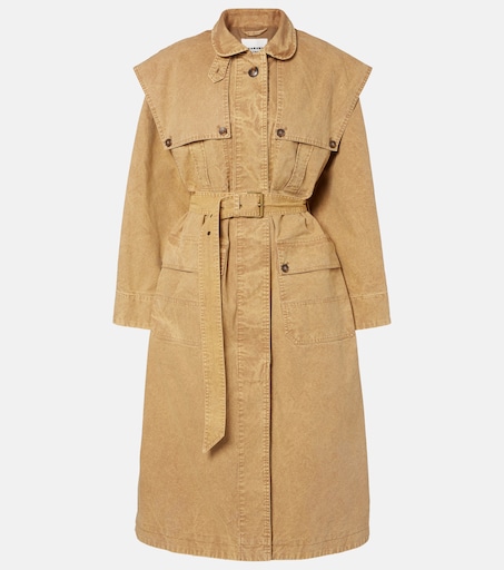 ISABEL MARANT ETOILE 미카엘라 데님 트렌치 코트