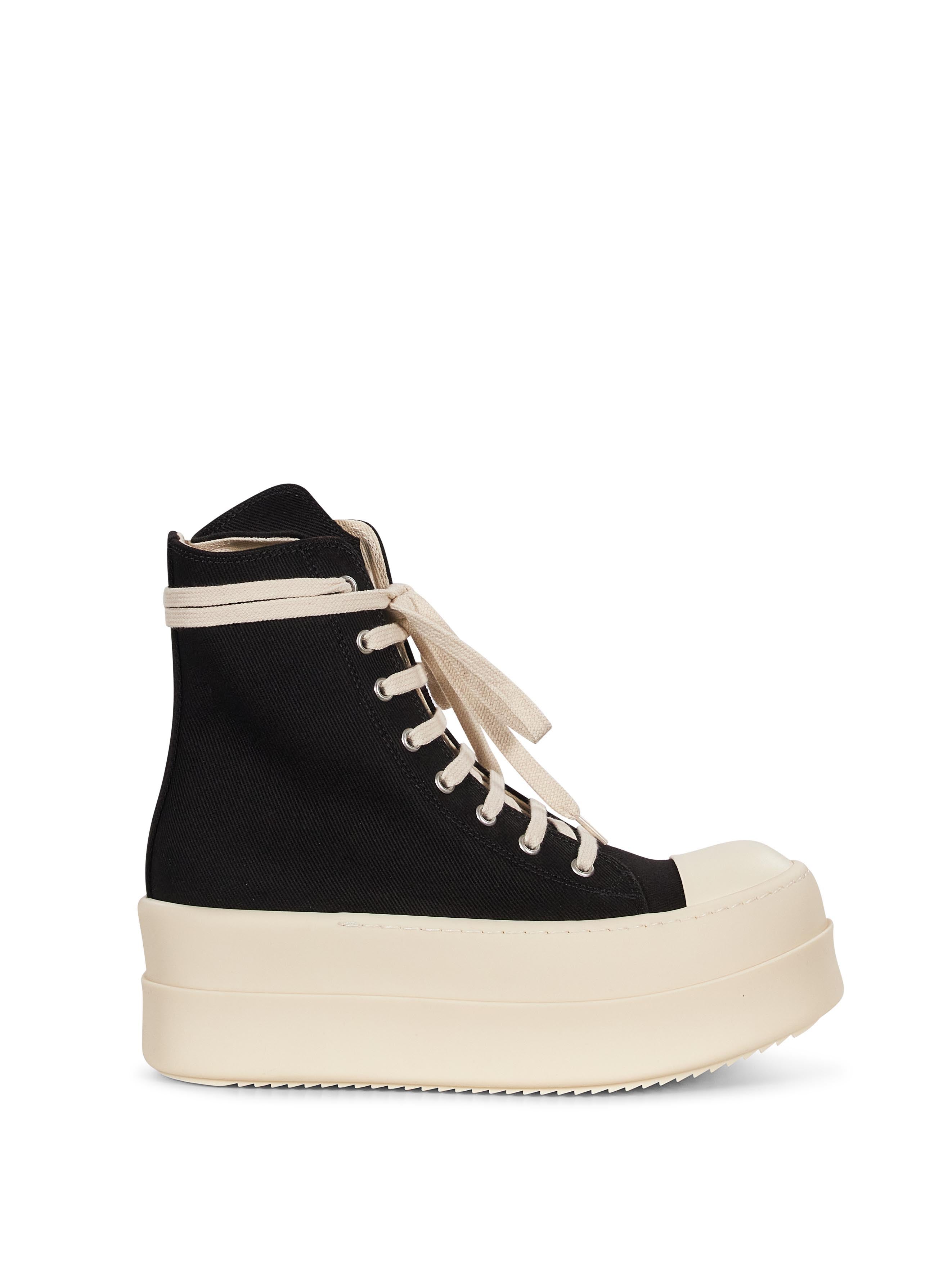RICK OWENS DRKSHDW 메가 범버 블랙 스니커즈