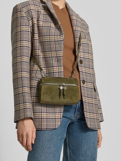 TORY BURCH 리얼 소가죽 더블 지퍼 핸드백