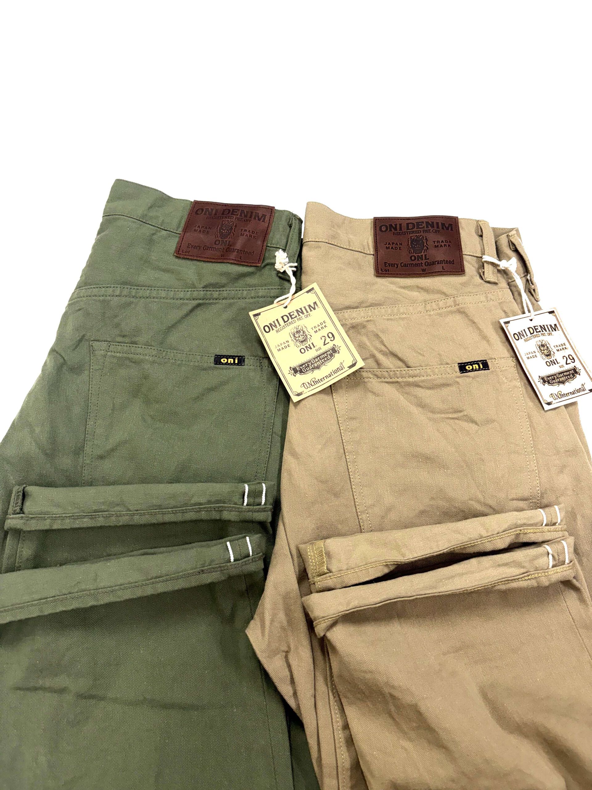 ONI DENIM ONI271-SVCKB 셀비지 치노