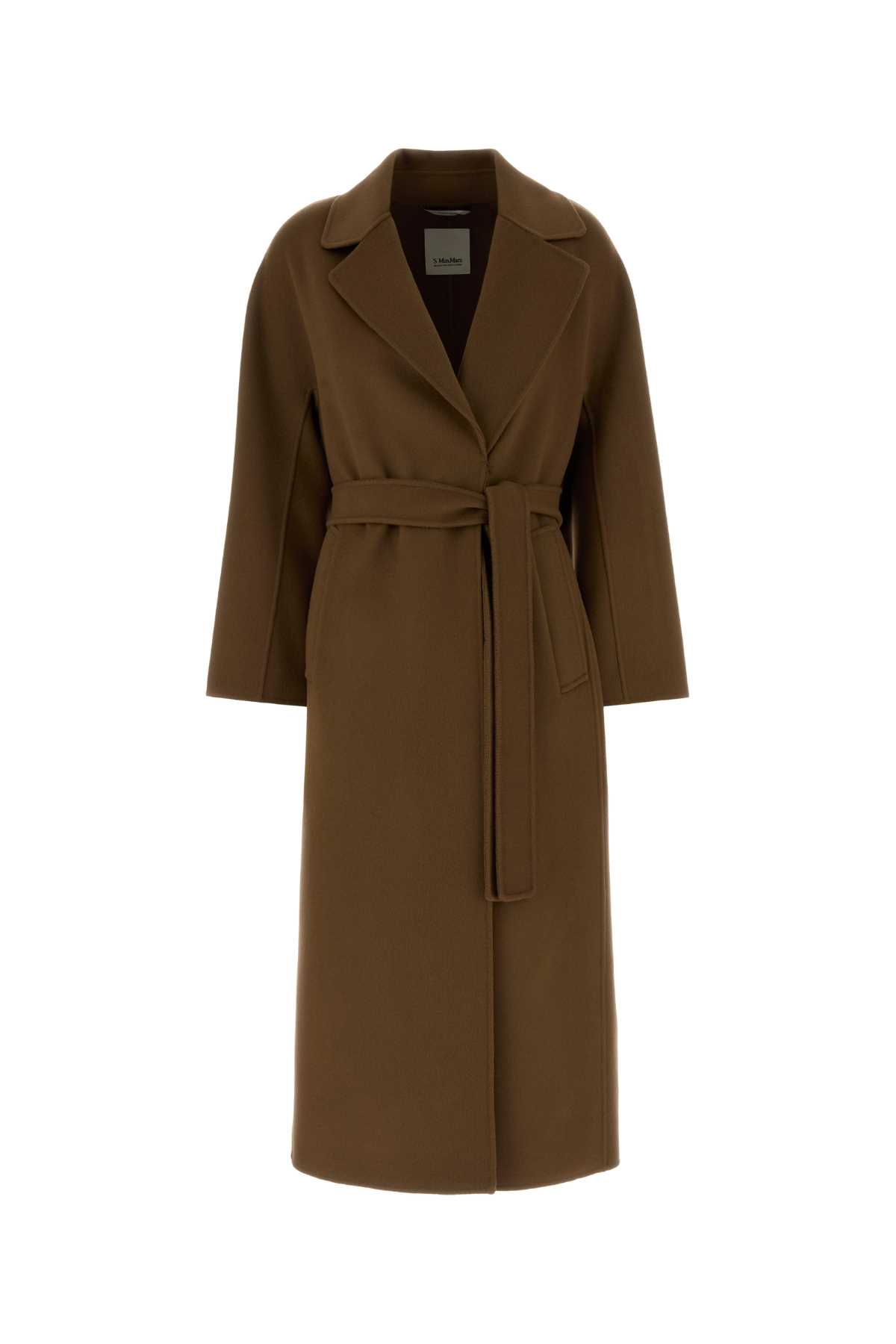 S Max Mara 카멜 울 페넬로페 코트