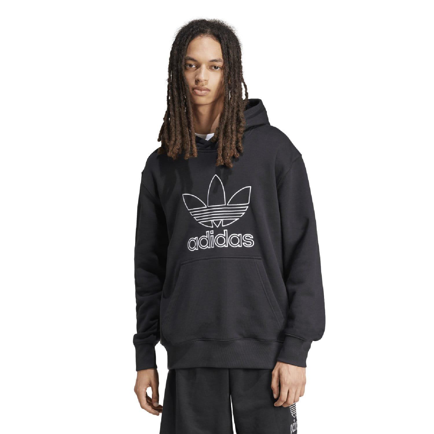 ADIDAS 아디컬러 아웃라인 트레포일 후드티