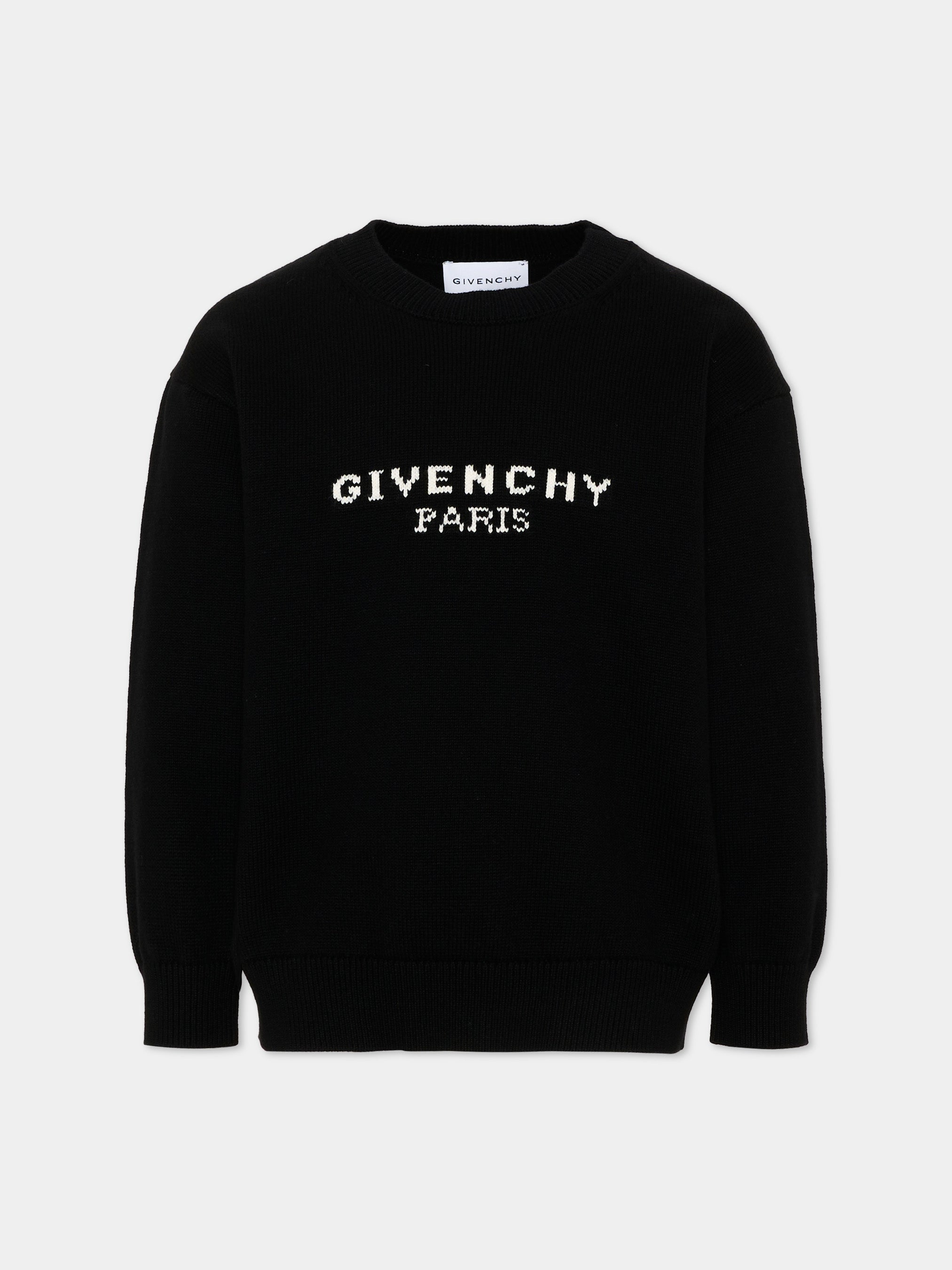 Givenchy Kids 로고 니트