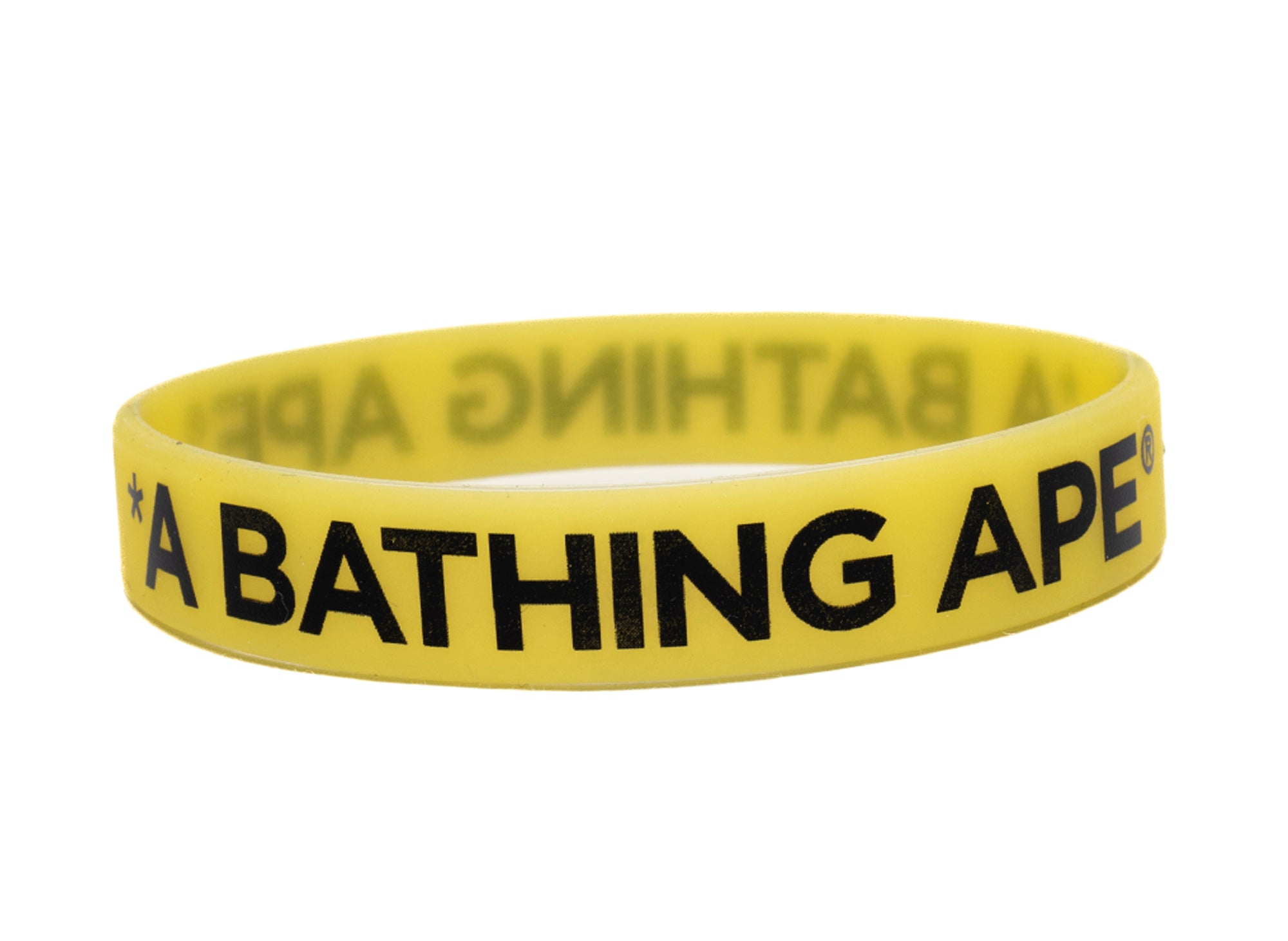 Bape 고무 밴드 노란색