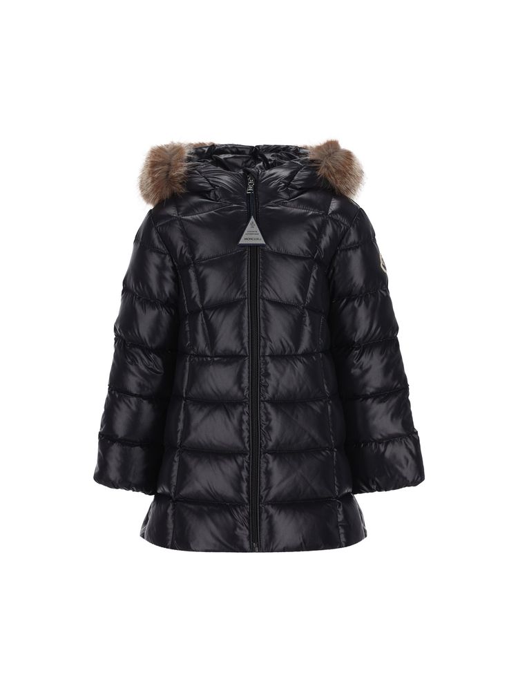 Moncler Enfant 후드 퀼팅 코트