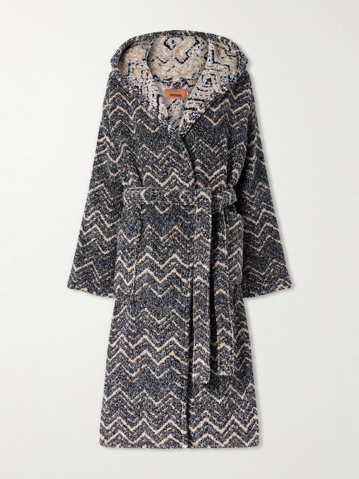 MISSONI 아줄 후드 코튼 로브