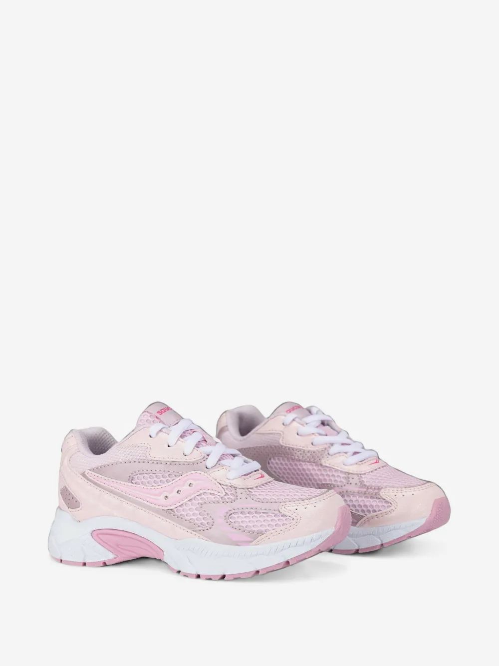 Saucony Kids 메쉬 패널 스니커즈