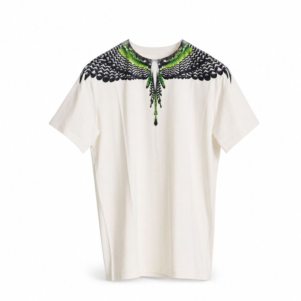 Marcelo Burlon Kids 윙 프린트 티셔츠