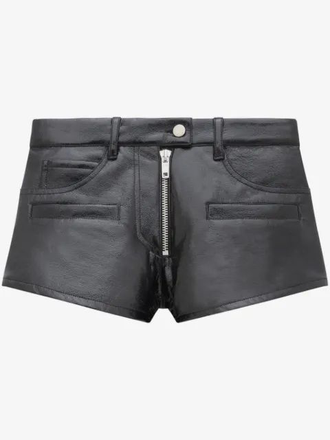 COURRÈGES 그레인드 텍스처 미니 쇼츠