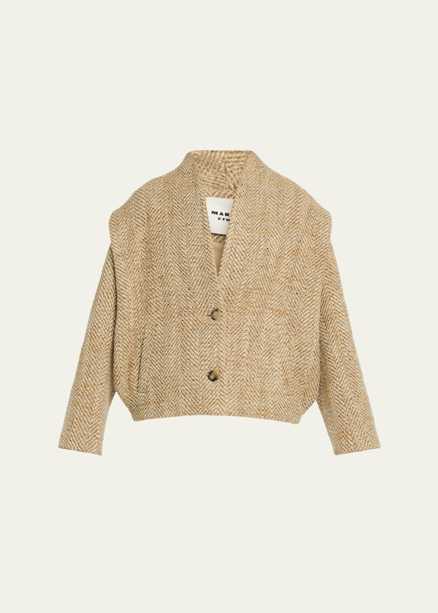 ISABEL MARANT ETOILE 드로고 트위드 자켓