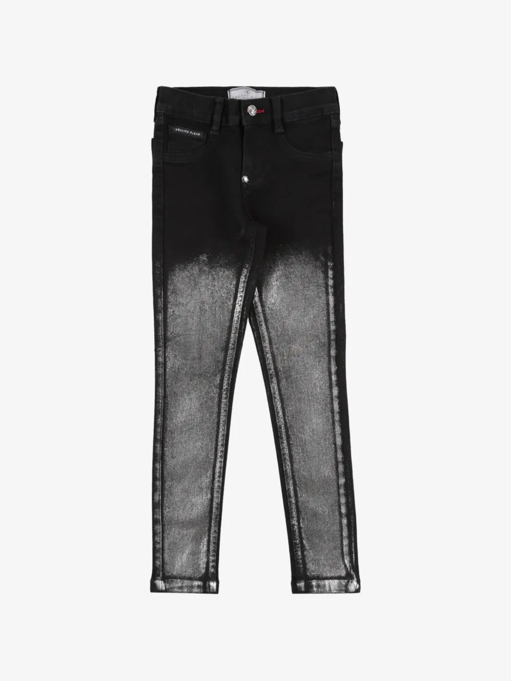 Philipp Plein Kids 메탈릭 효과 진