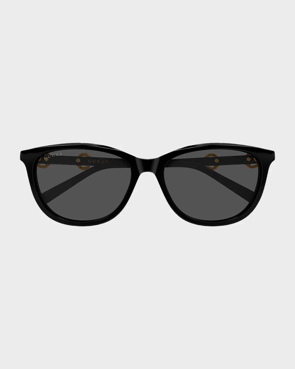 GUCCI 제너레이션 호스빗 56MM 라운드 선글라스