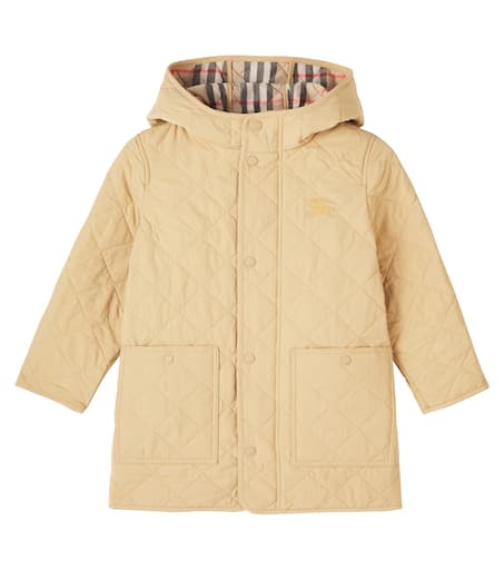 Burberry Kids EKD 퀼팅 자켓