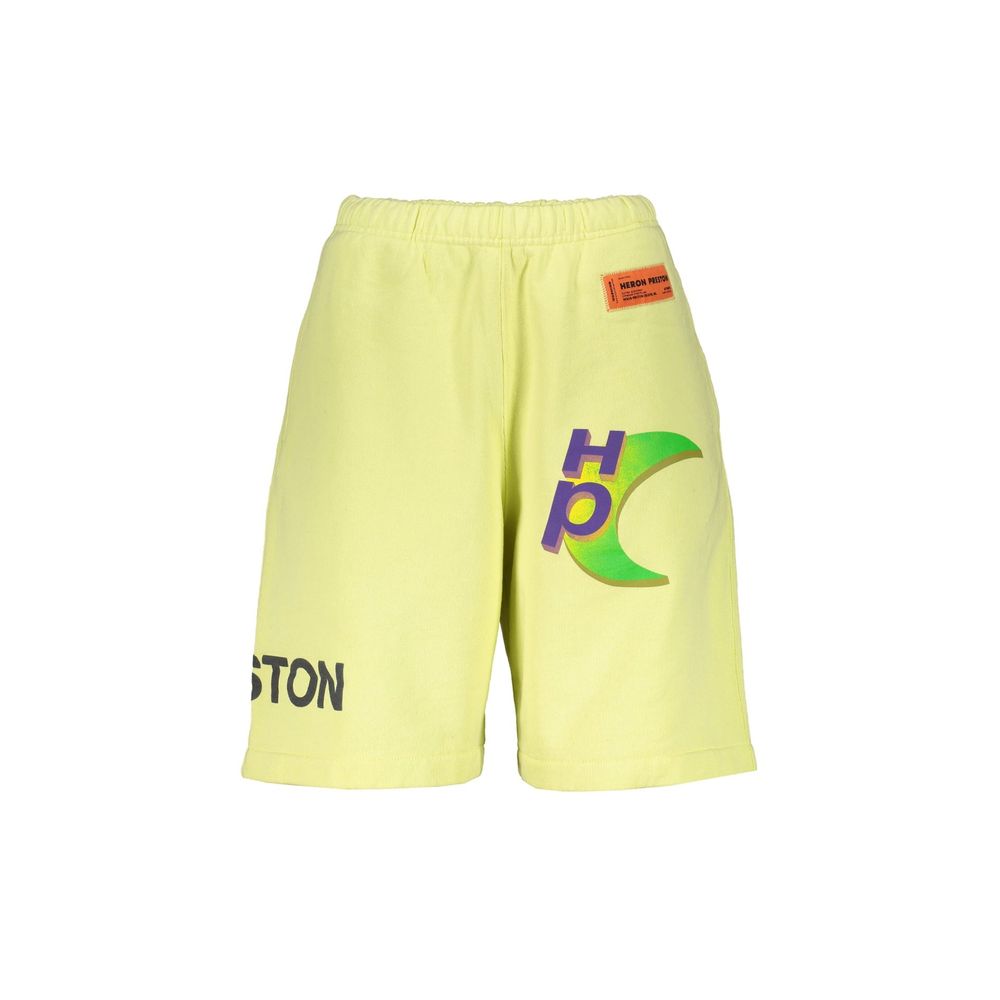 HERON PRESTON 로고 프린트 코튼 반바지