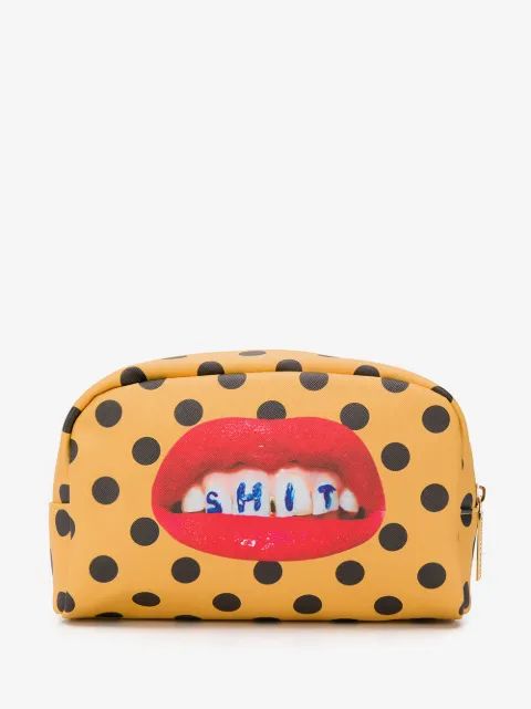 Seletti 도트 프린트 메이크업 파우치