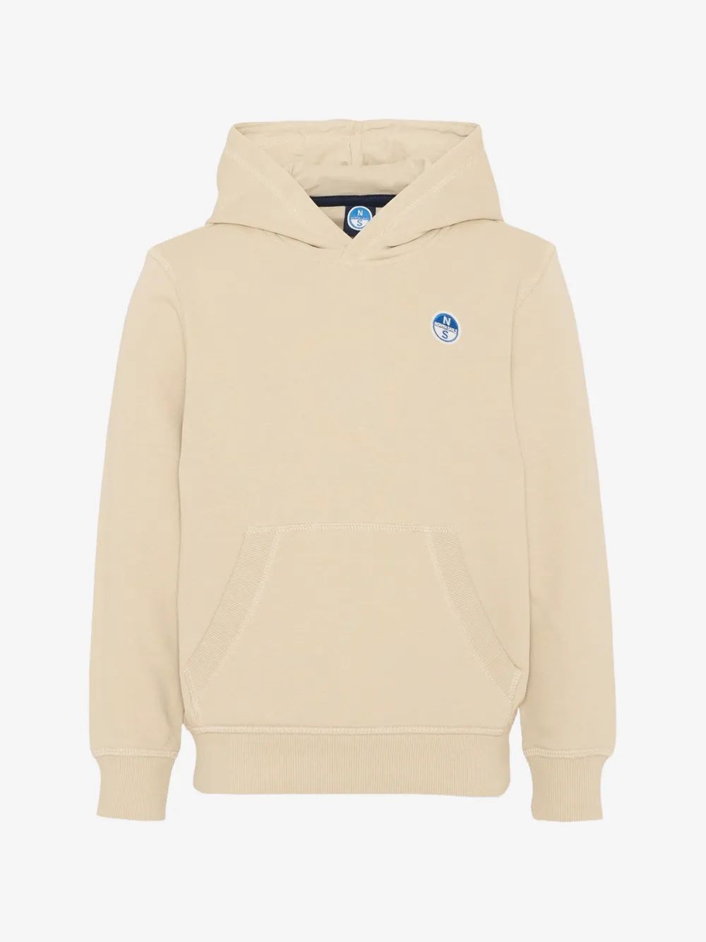 North Sails Kids 로고 패치 후드티