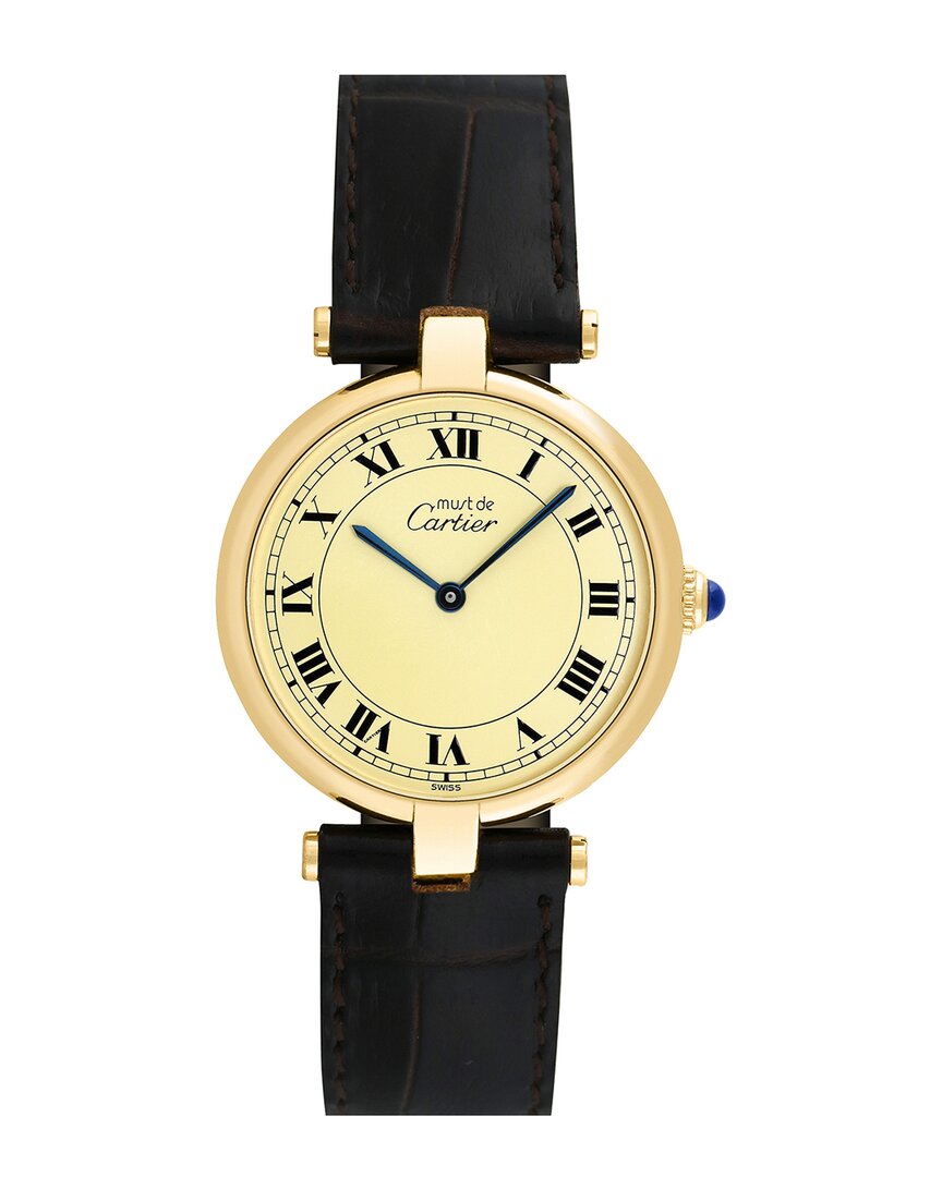 CARTIER 여성 무스트 드 방돔 시계