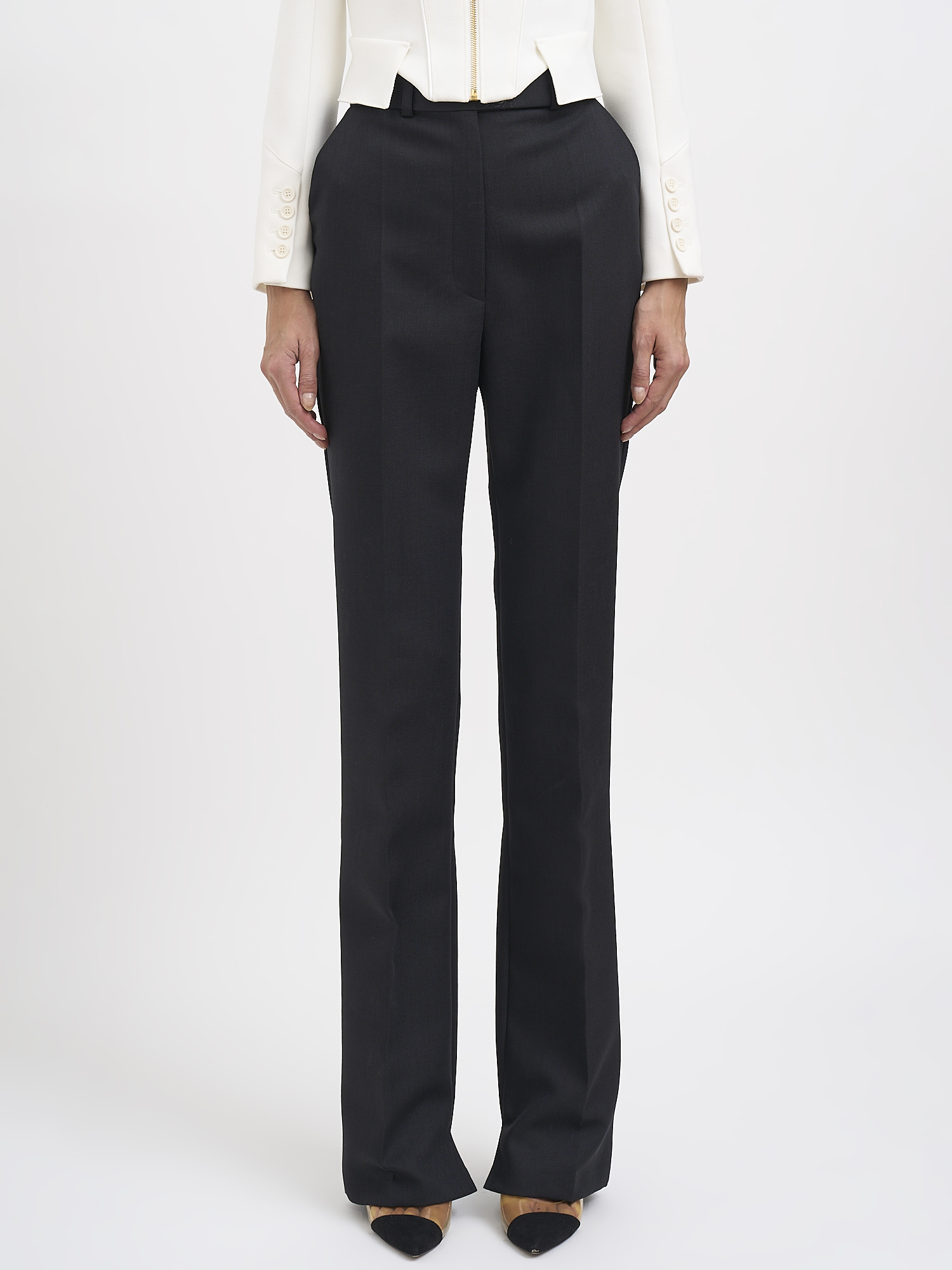 ELISABETTA FRANCHI 울 팬츠