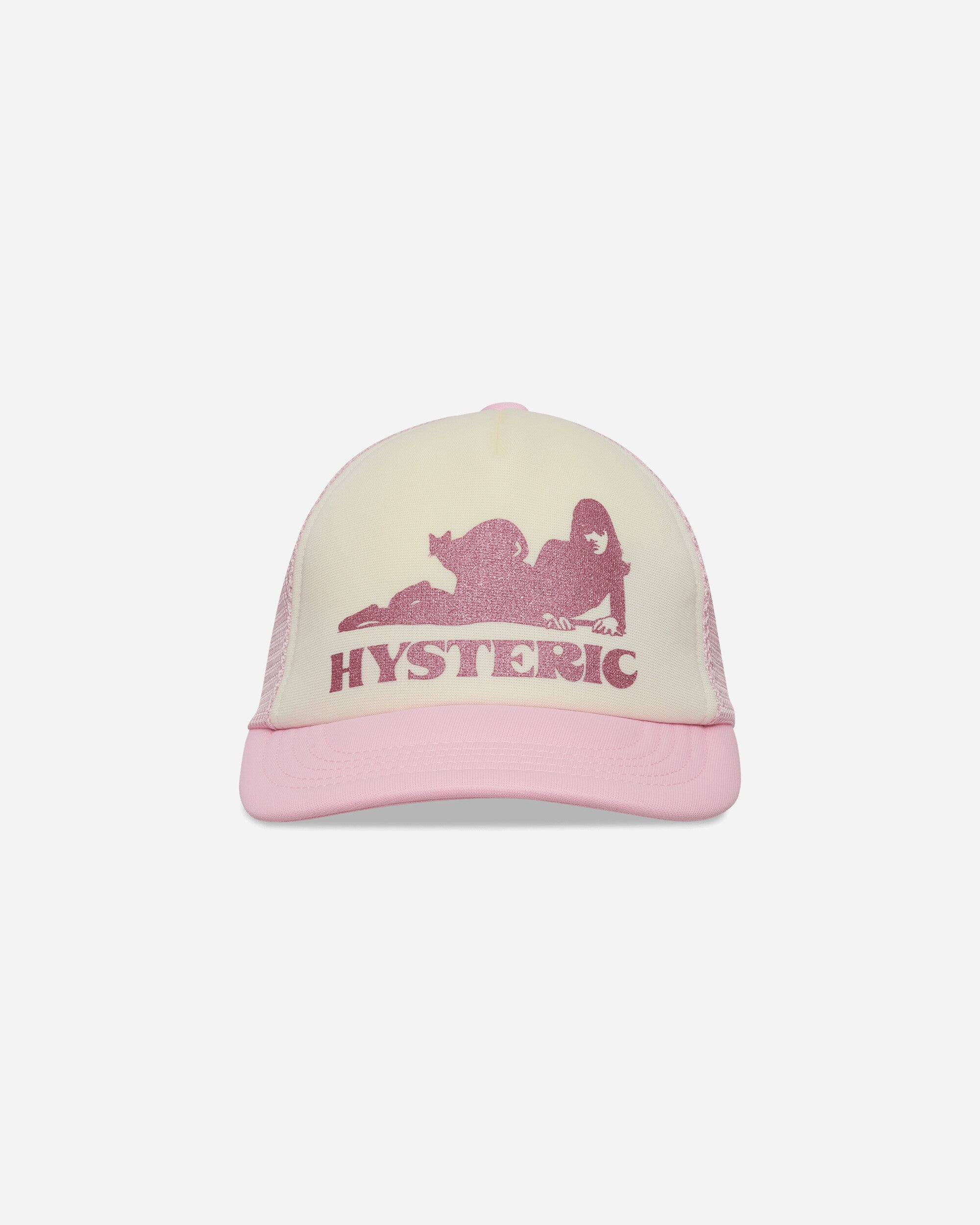 HYSTERIC GLAMOUR 블랙 캣 우먼 메쉬 캡