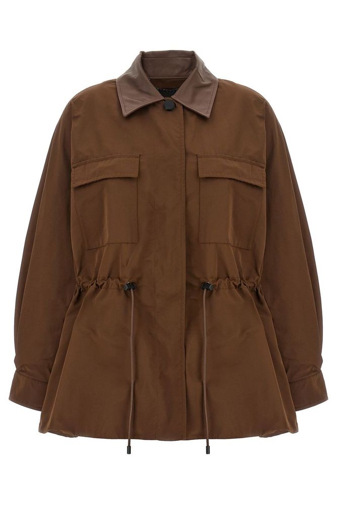 MAX MARA ATELIER 플라타니 드로스트링 자켓