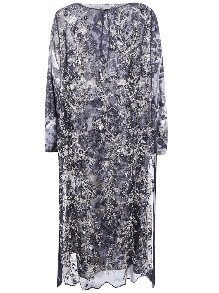 ANTONIO MARRAS Mabm 452 자수 미디 드레스