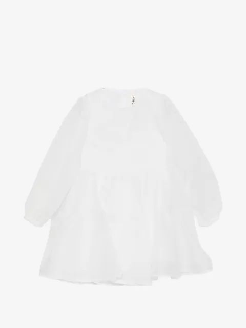 Simonetta kids 플라워 패치 티어드 드레스