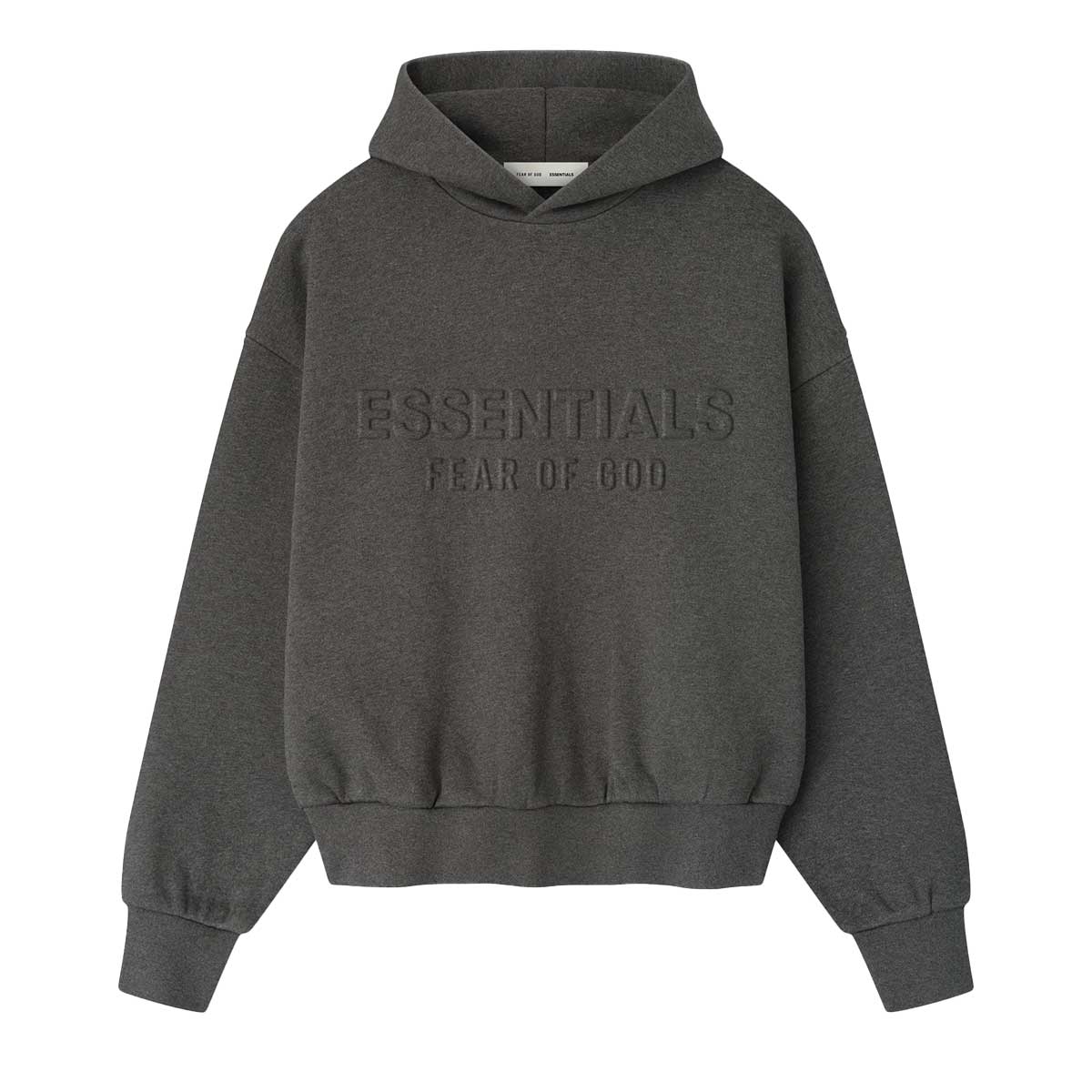 FEAR OF GOD 엠보스드 에센셜 클래식 후드티