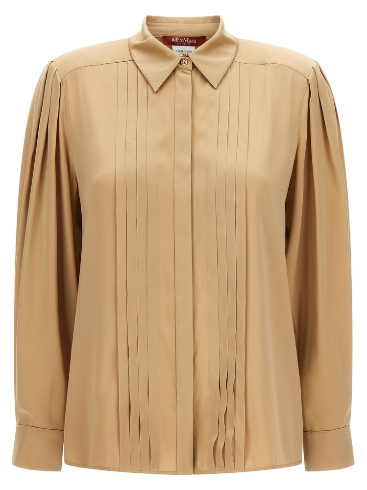 MAX MARA STUDIO 봉골라 플리츠 셔츠