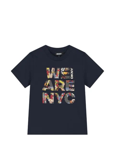 Dkny Kids 그래픽 프린트 반팔 티셔츠