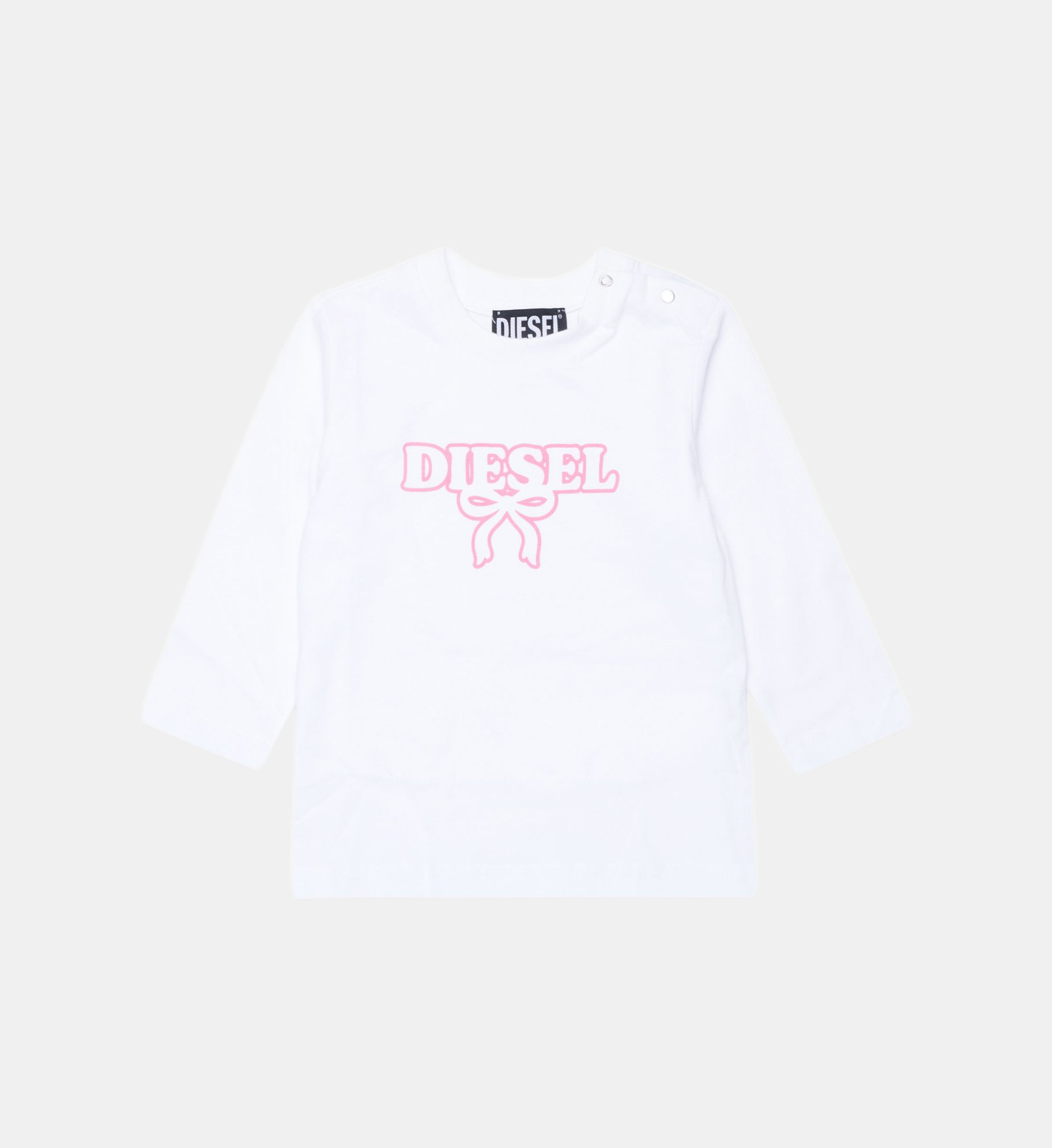Diesel Kids 로고 긴팔 티셔츠